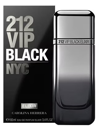 212 VIP BLACK ELIXIR HOMBRE 100ML EDP CAROLINA HERRERA
