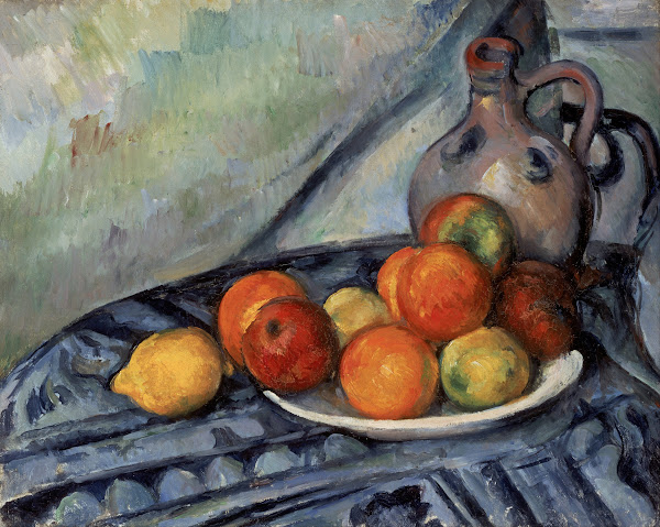 Fruit and a Jug on a Table circa 1890