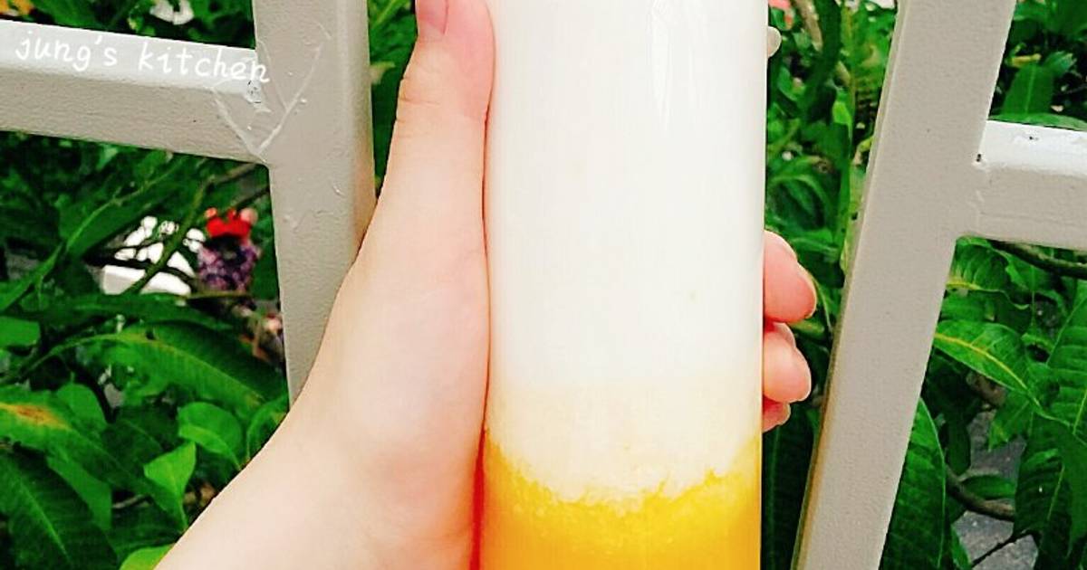 Fresh Passion Fruit Milk 🍶
