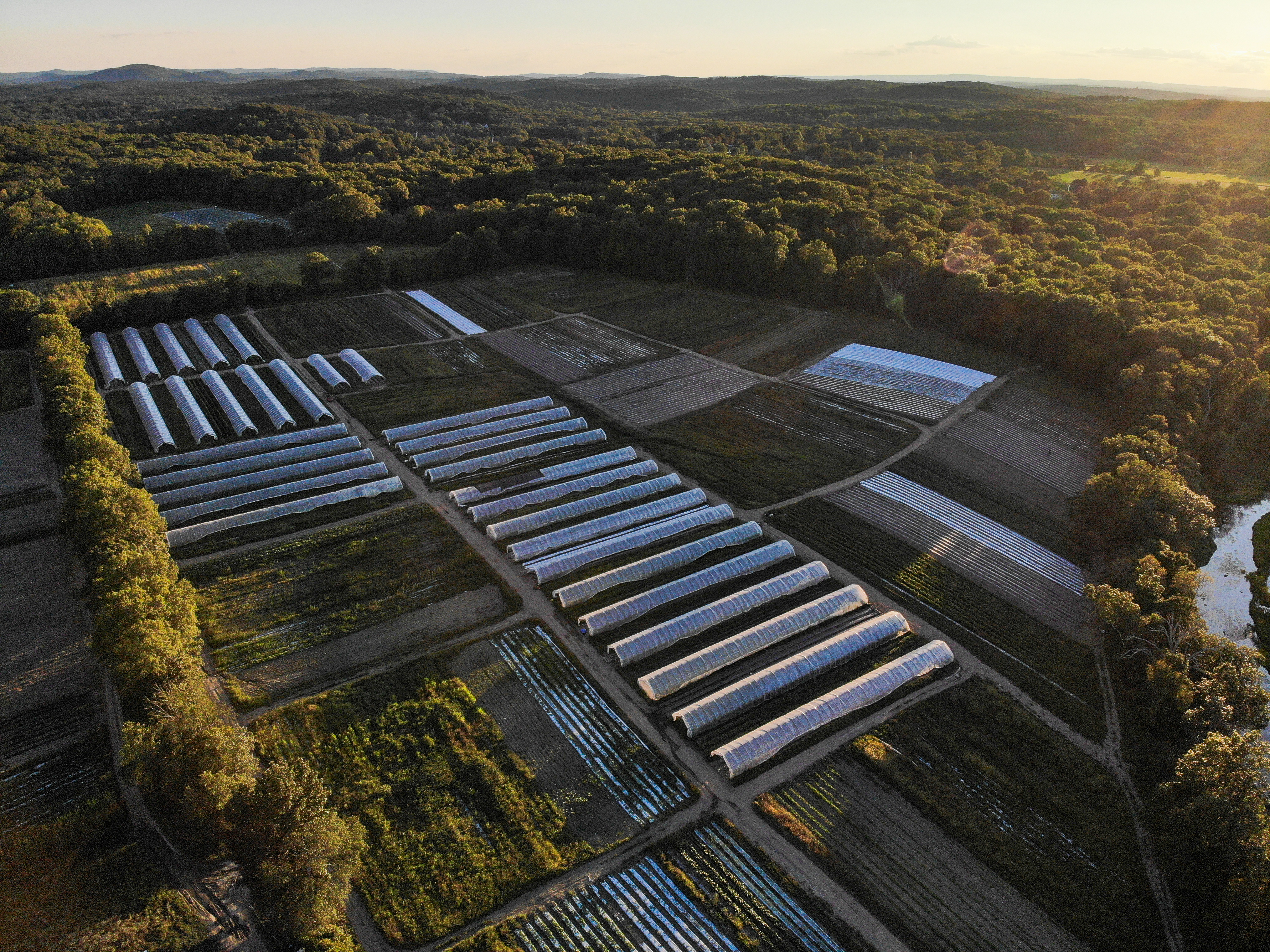 Farm land view