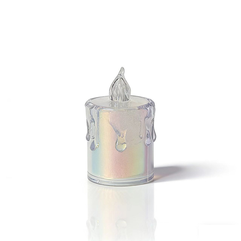 LED Crystal Candle with Star Sky Effect
