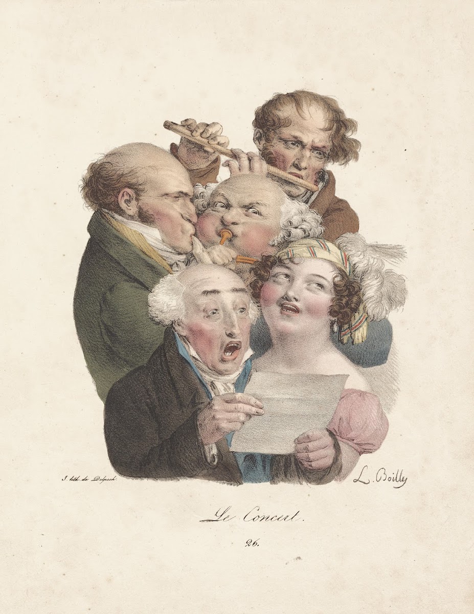 Le Concert No 26 from Grimaces 1823
