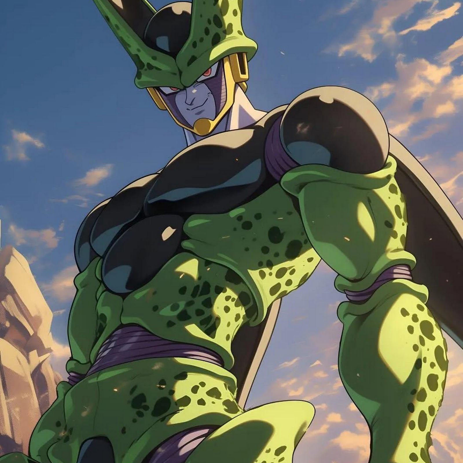 Download Dragon Ball Z, Cell, Anime, Villain Full HD iPhone