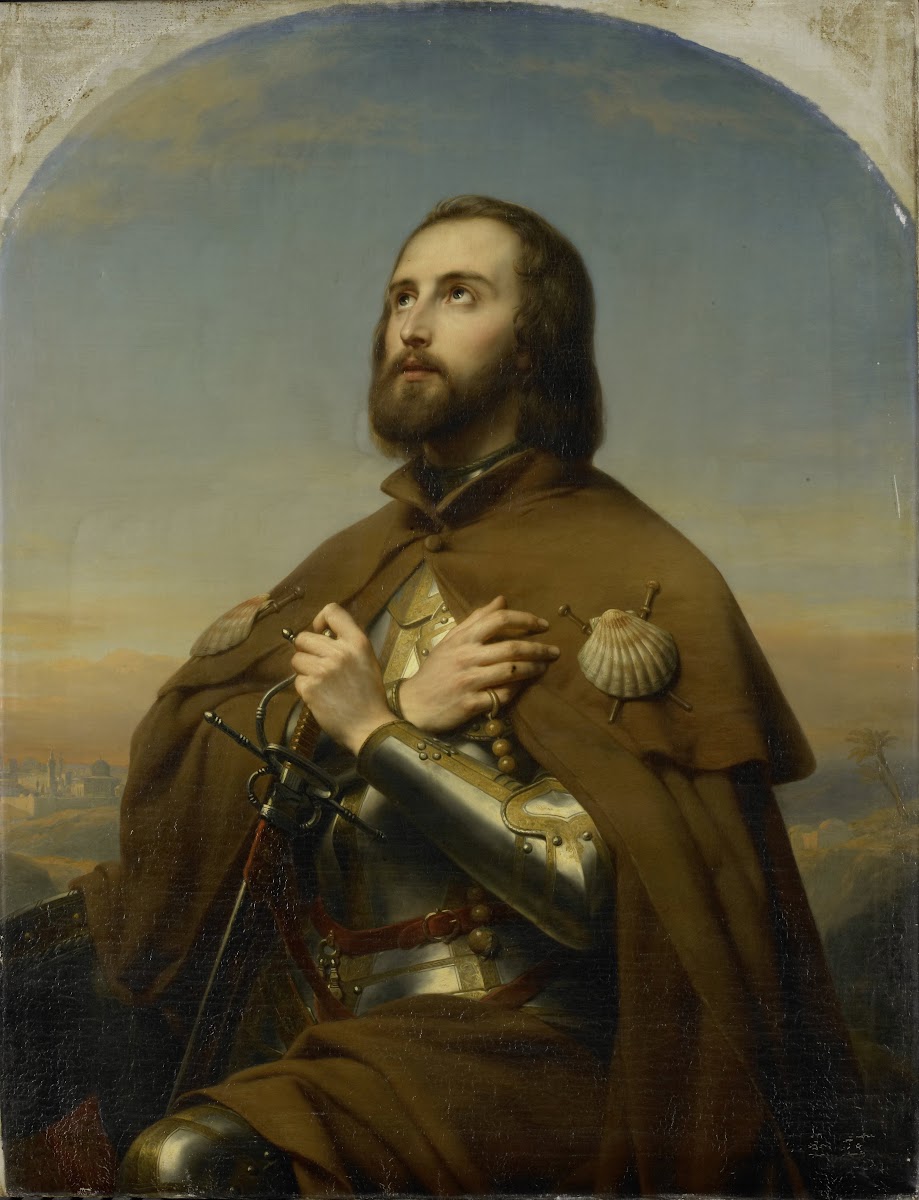 Eberhard 1445 96 Duke of Würtemberg as a Pilgrim in the Holy Land 1846