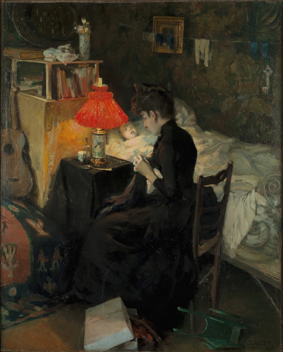 Mother with sick child 1888