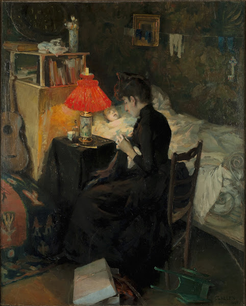 Mother with sick child 1888