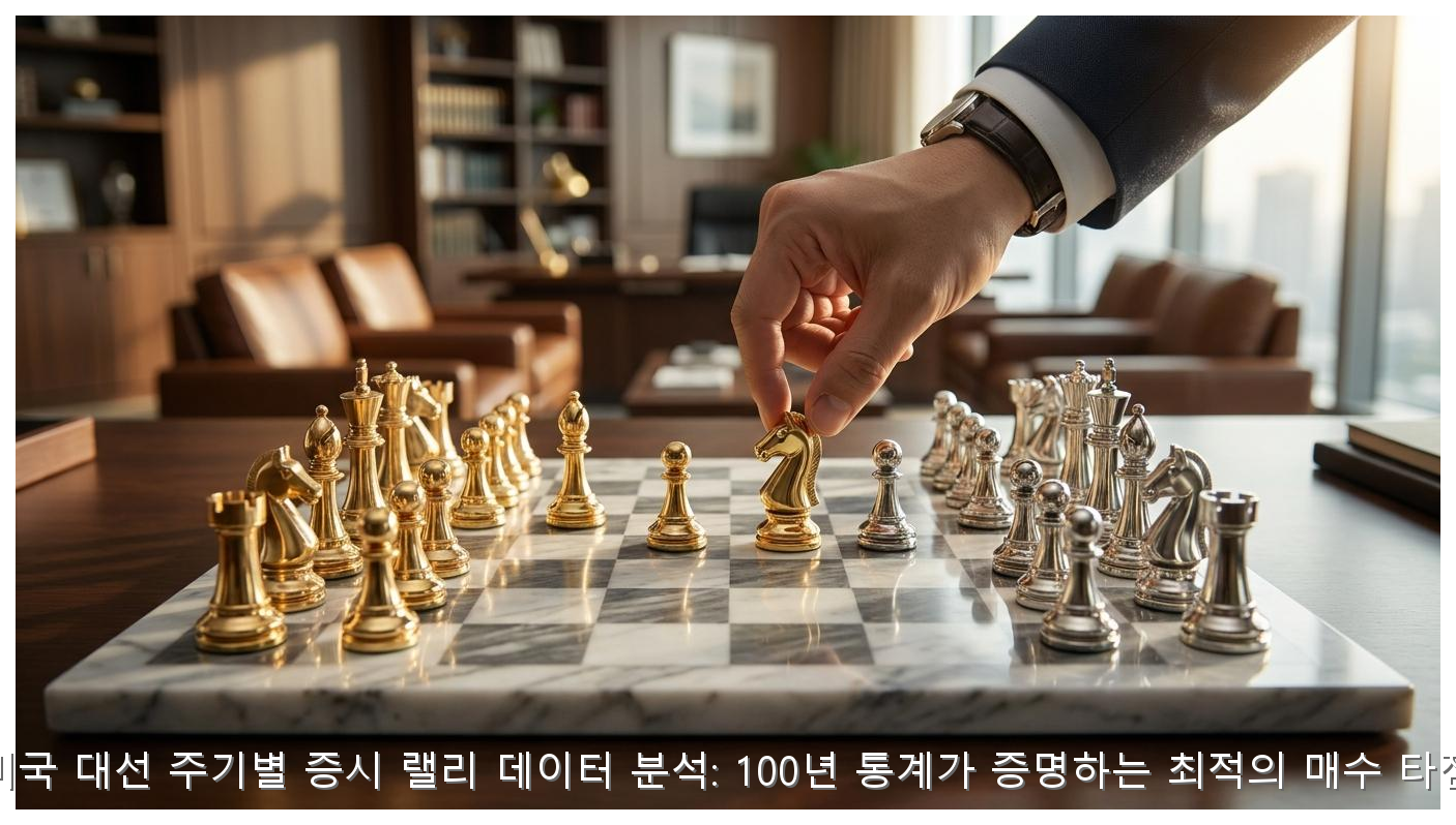 미국 대선 주기별 증시 랠리 데이터 분석: 100년 통계가 증명하는 최적의 매수 타점 핵심 안내 및 분석 인포그래픽 (5)