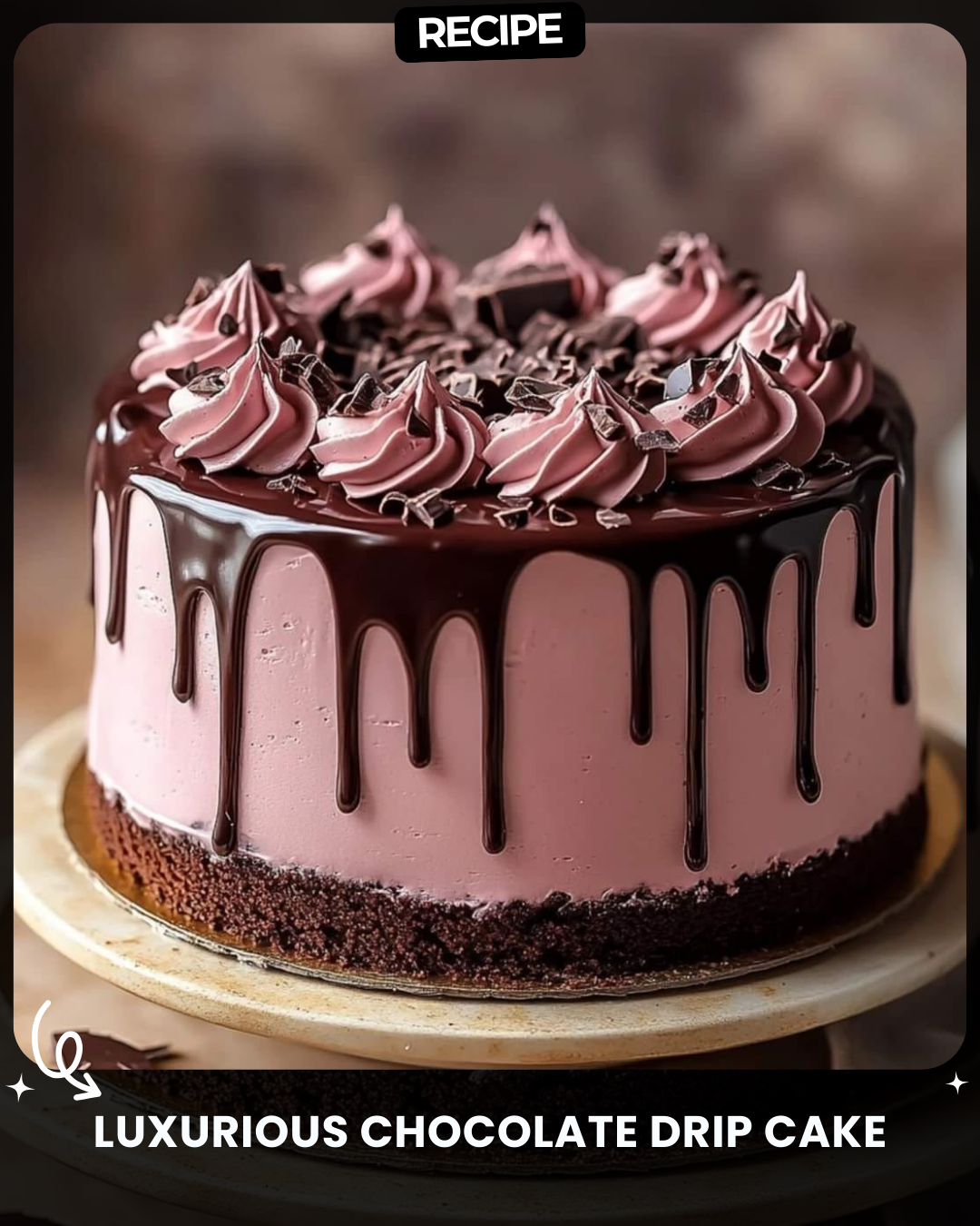 Luxurious Chocolate Drip Cake