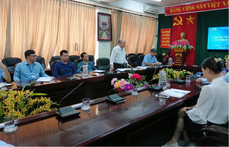 Trường Đại học Tây Bắc làm việc với Đoàn công tác của UBND huyện Nậm Nhùn, tỉnh Lai Châu