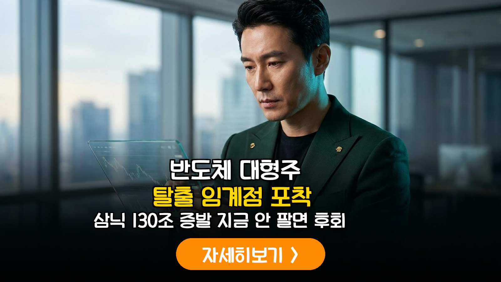 반도체 대형주 밸류에이션 임계점 진단