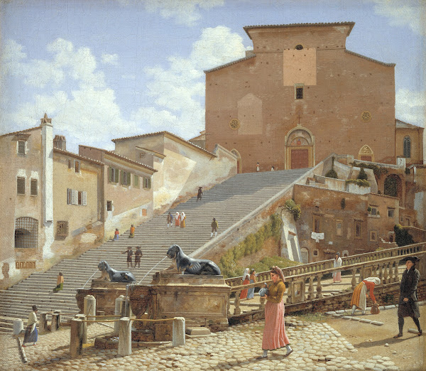 The Marble Steps leading up to the Church of Santa Maria in Aracoeli in Rome 181