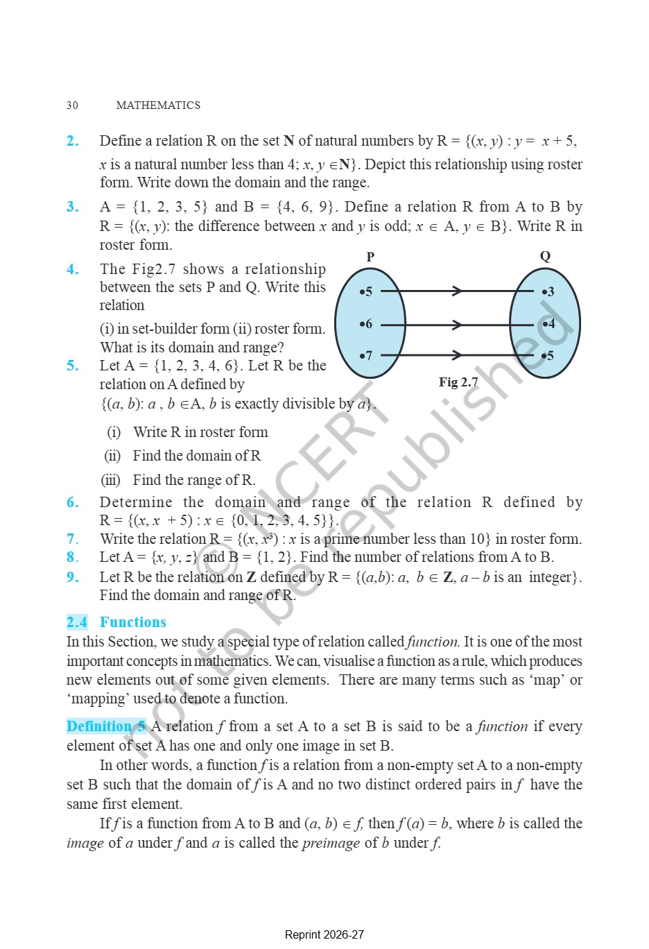 AHSEC Class 11 Mathematics Chapter 2 books Pdf (English Medium) ~ Daily ...
