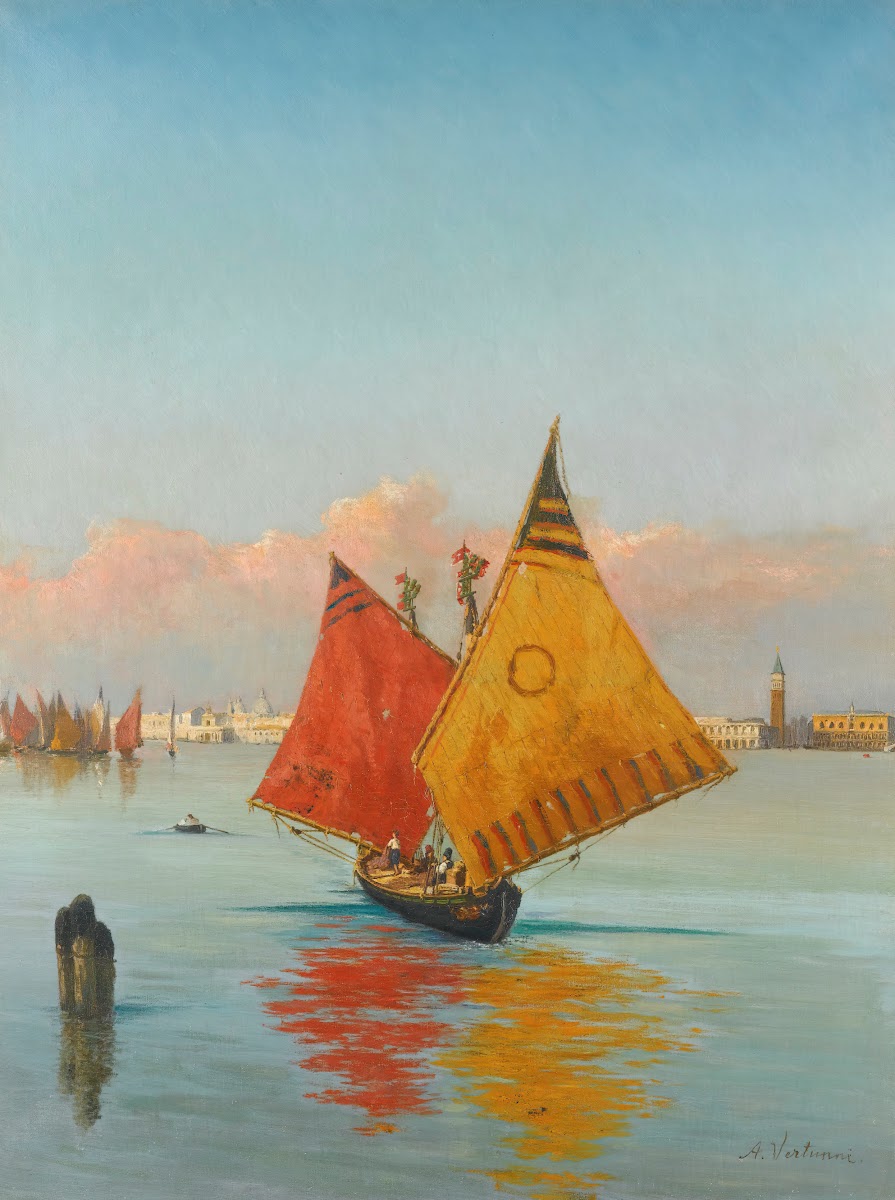 View across the lagoon venice