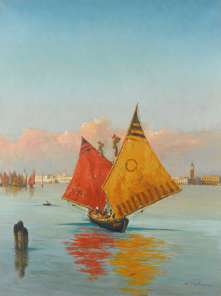 View across the lagoon venice
