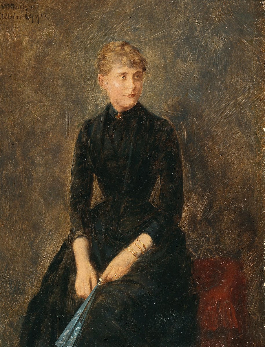 Portrait of the singer Hedwig Helbig c 1889