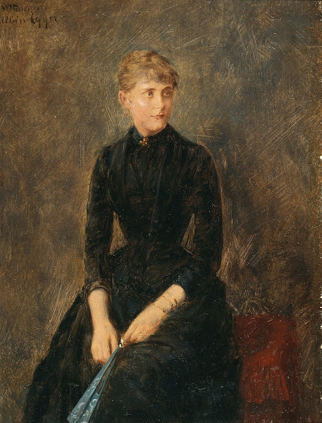 Portrait of the singer Hedwig Helbig c 1889
