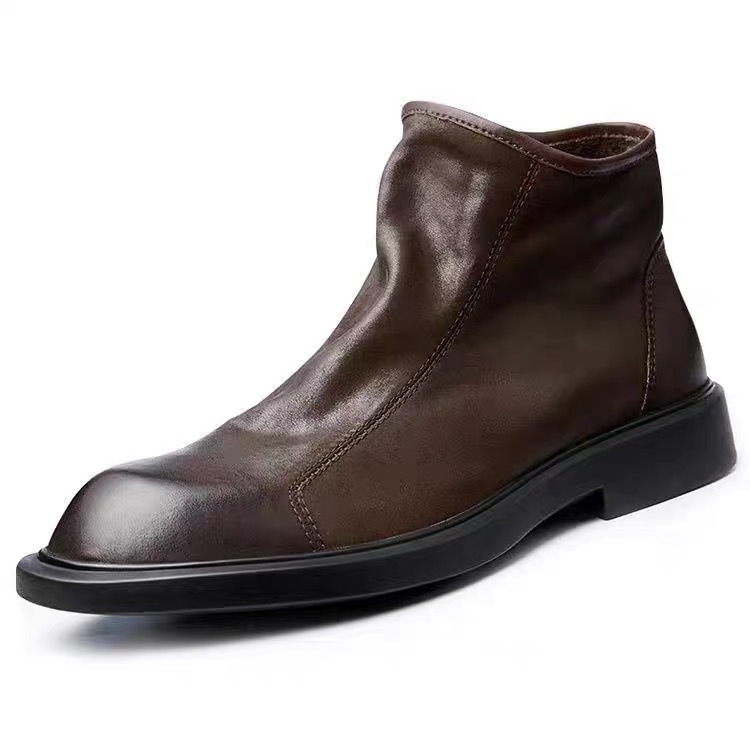 Men's Martin Boots, Genuine Leather, Breathable
