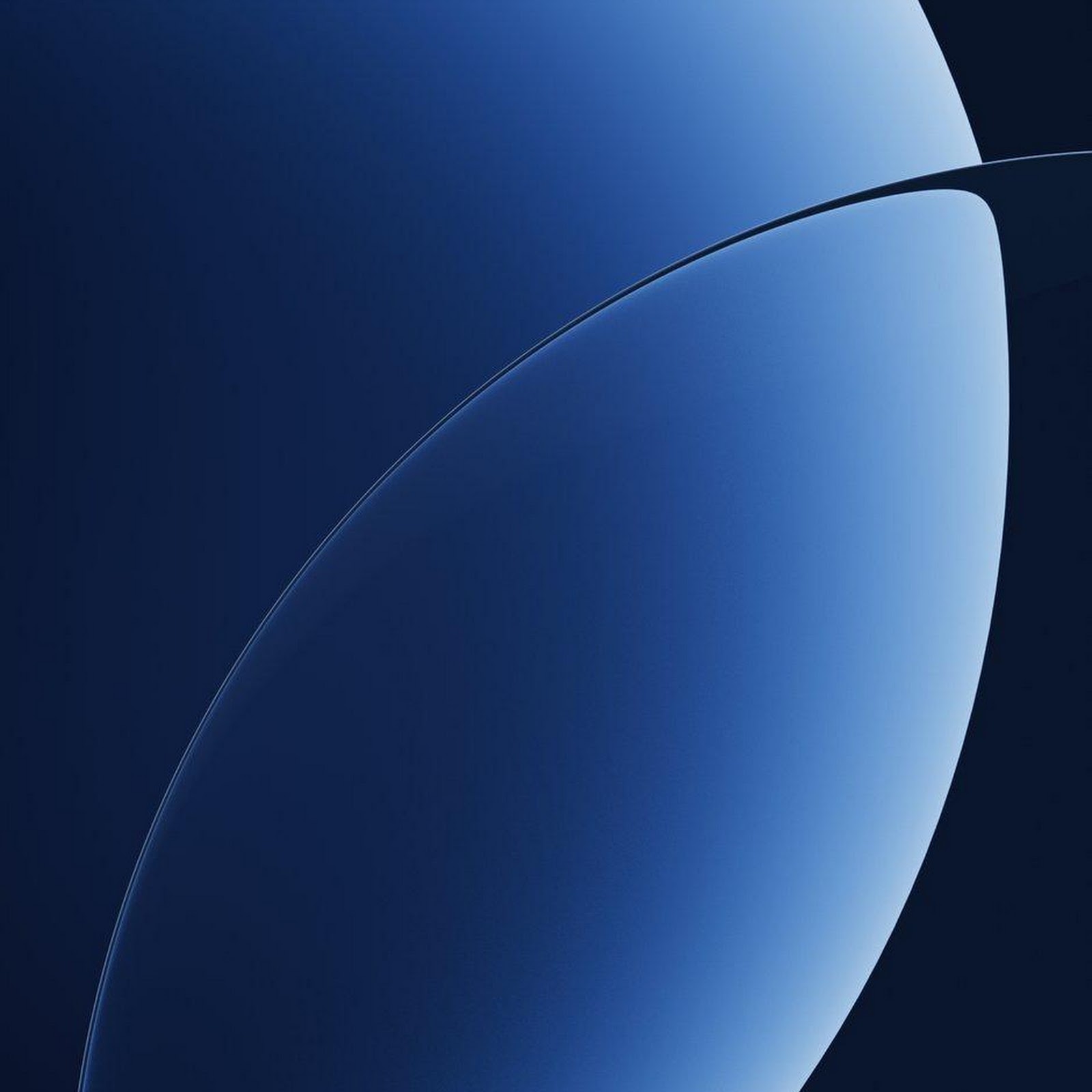 Download Abstract Blue Spherical Curves iPhone