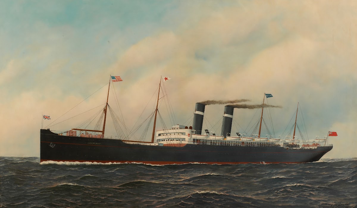 Het Passagiersstoomschip Vaderland 1901