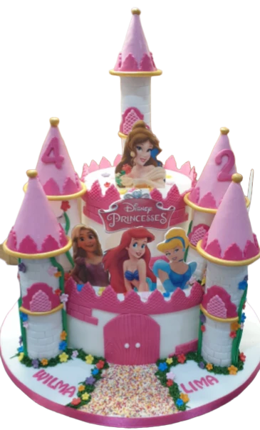 Disney Princesses Castle Cake CB-NC388