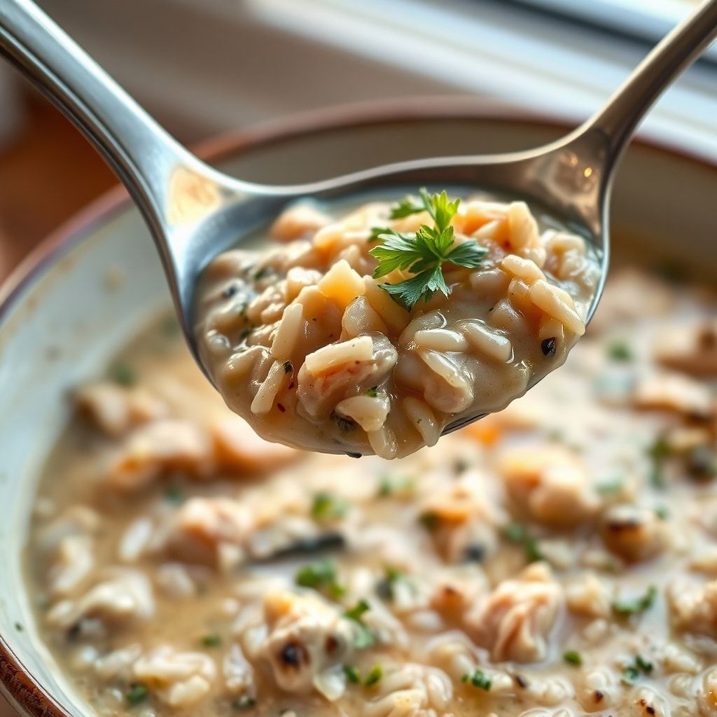 Creamy Chicken Wild Rice Soup Recipe for Cozy Dinner – Easy One-Pot Comfort Food finished
