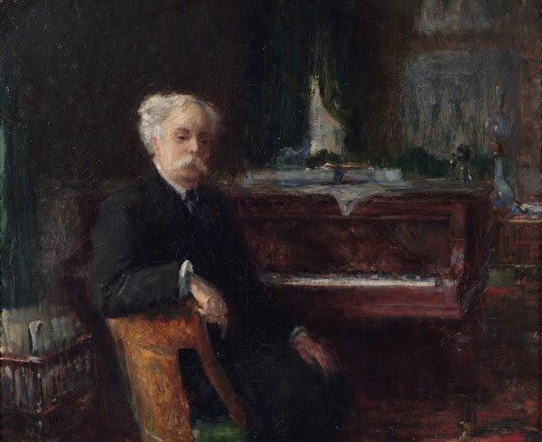 Portrait de Gabriel Fauré 1845 1924 compositeur 1906