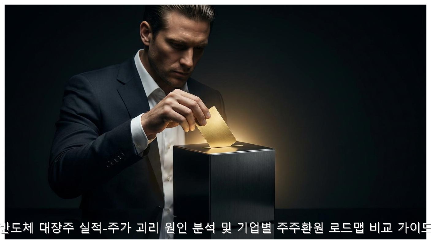 반도체 대장주 실적-주가 괴리 원인 분석 및 기업별 주주환원 로드맵 비교 가이드 핵심 안내 및 분석 인포그래픽 (5)