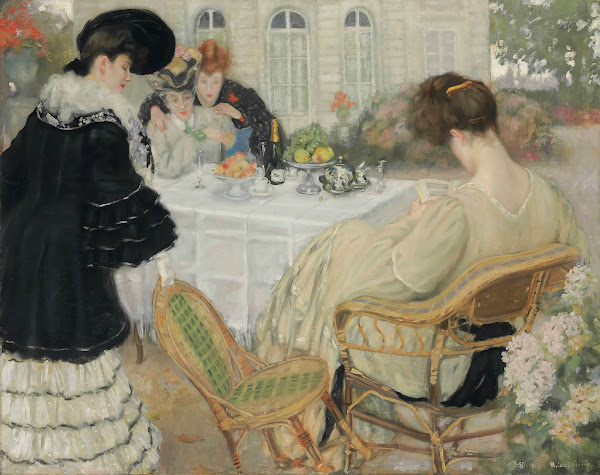 Ladies taking Tea 1902