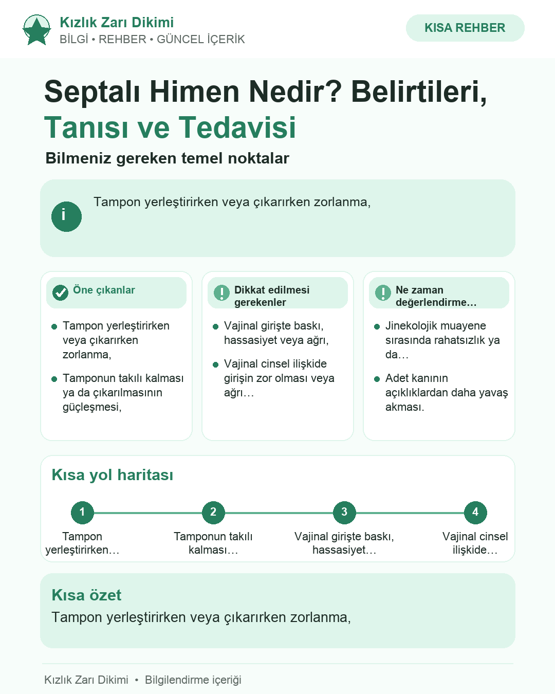 Septalı Himen Nedir? Belirtileri, Tanısı ve Tedavisi