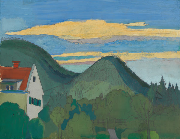 Haus in Waldlandschaft around 1943