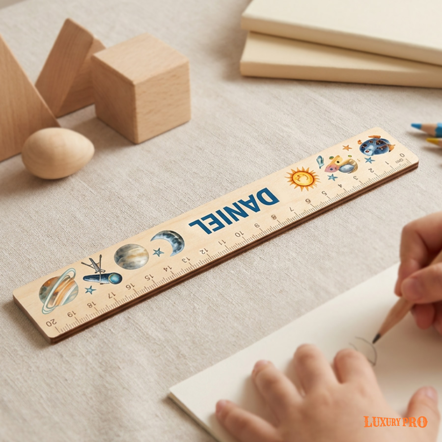 Wooden ruler -20cm