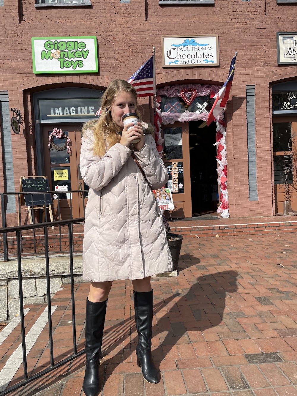 The historic downtown square in Dahlonega, Georgia