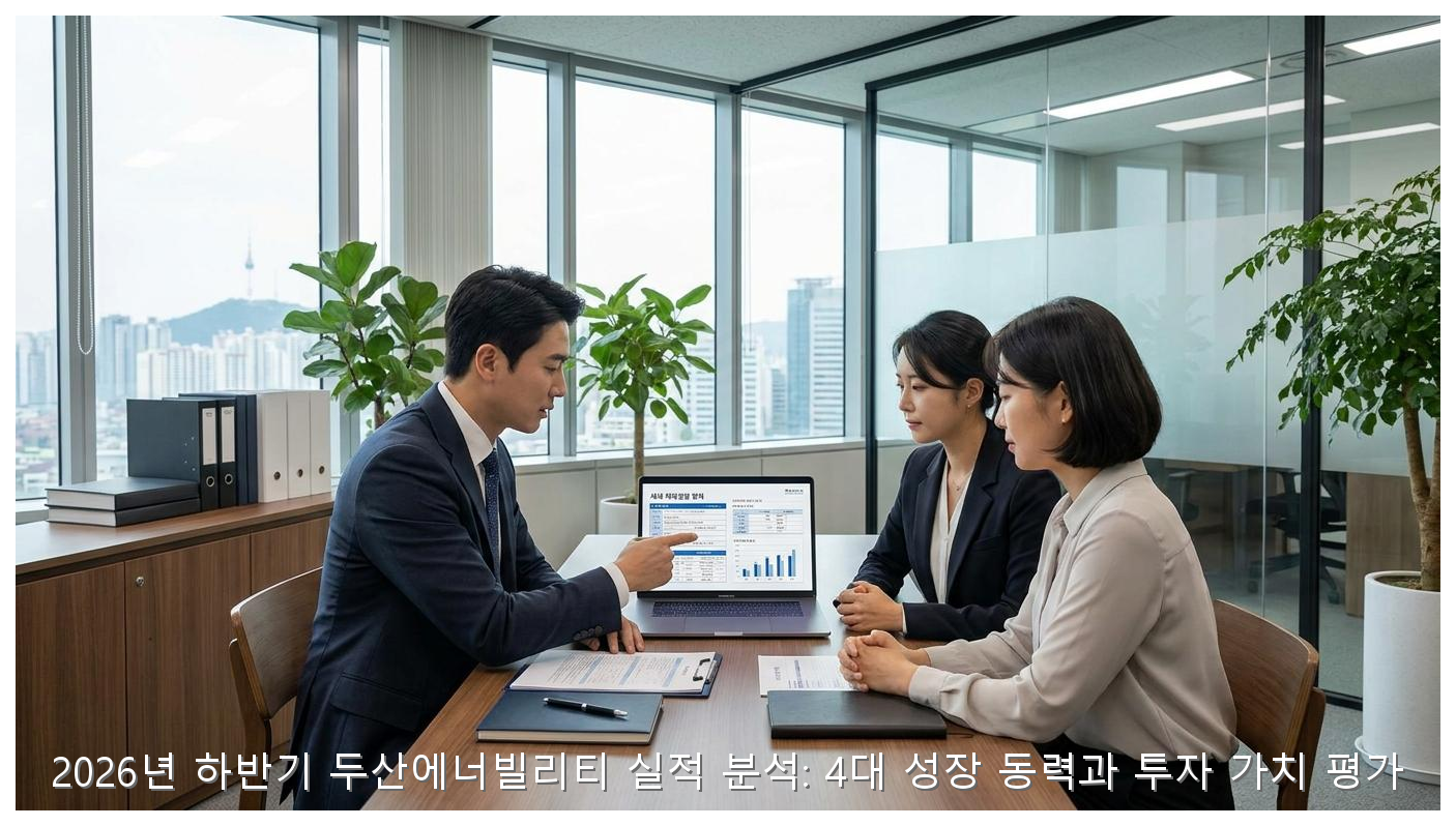 2026년 하반기 두산에너빌리티 실적 분석: 4대 성장 동력과 투자 가치 평가 핵심 안내 및 분석 인포그래픽 (8)