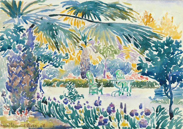 Garden of the Painter at Saint Clair 1908