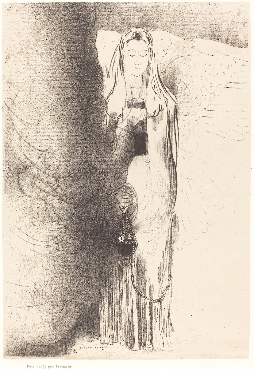 Puis lange prit lencensoir And the angel took the censer 1899