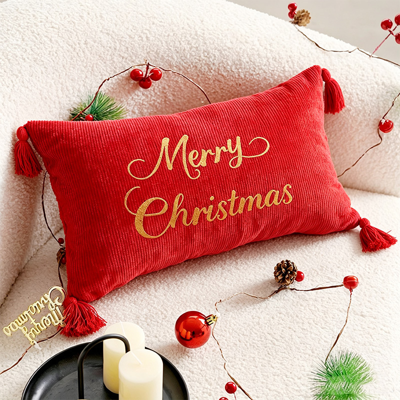 Christmas Decorative Pillow, Polyester