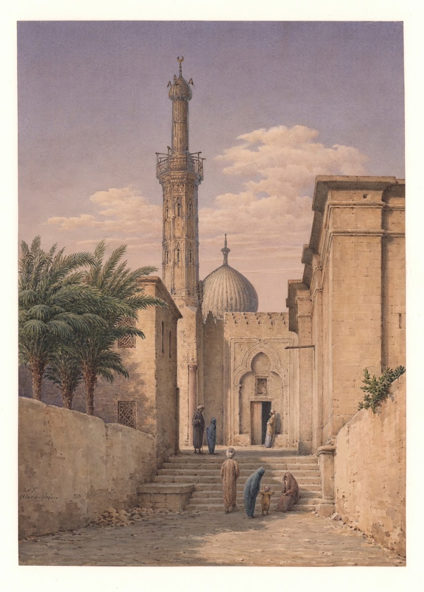 Egypt  Mosque in Alexandria 1849