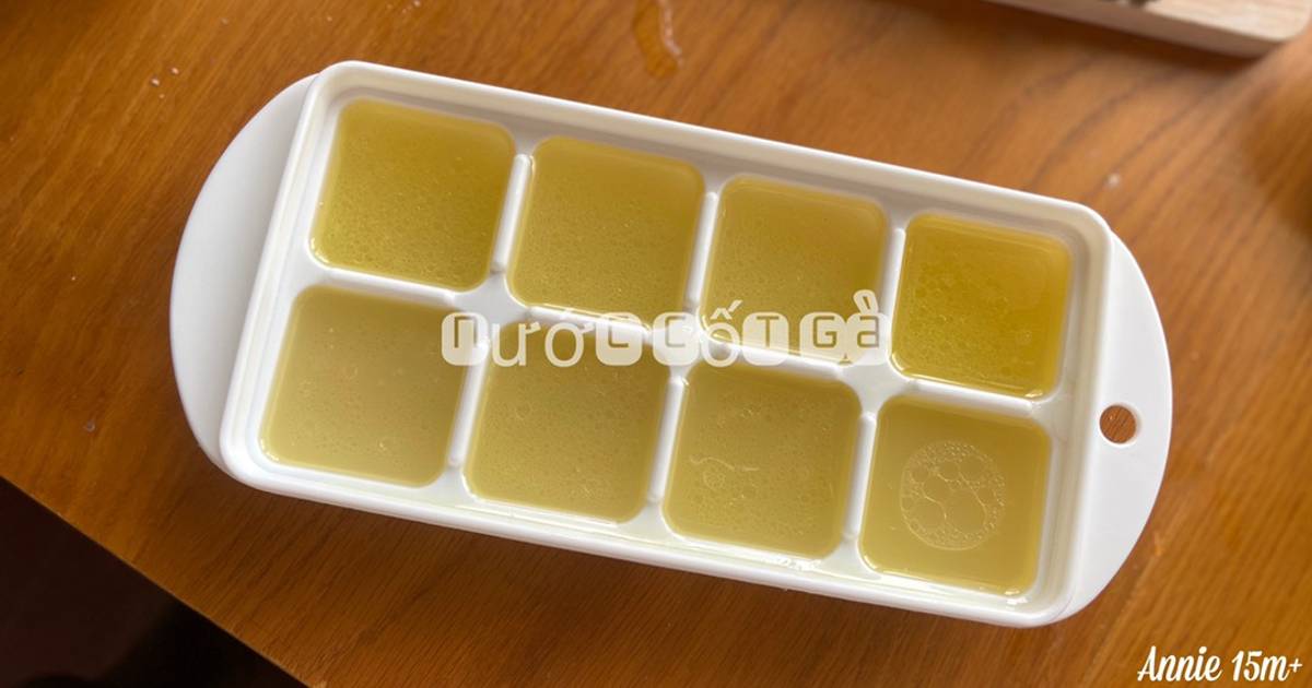 Nước cốt gà - hấp cách thuỷ - ăn dặm