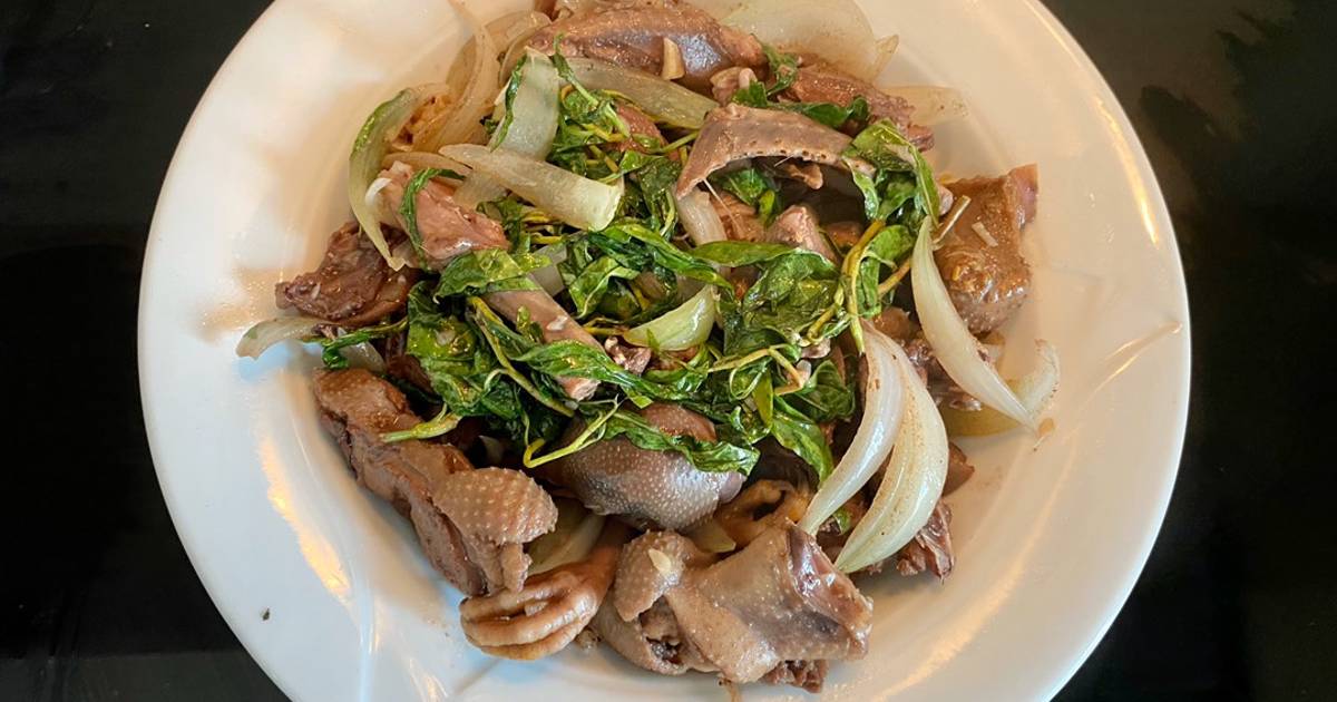 Chim câu xào rau răm