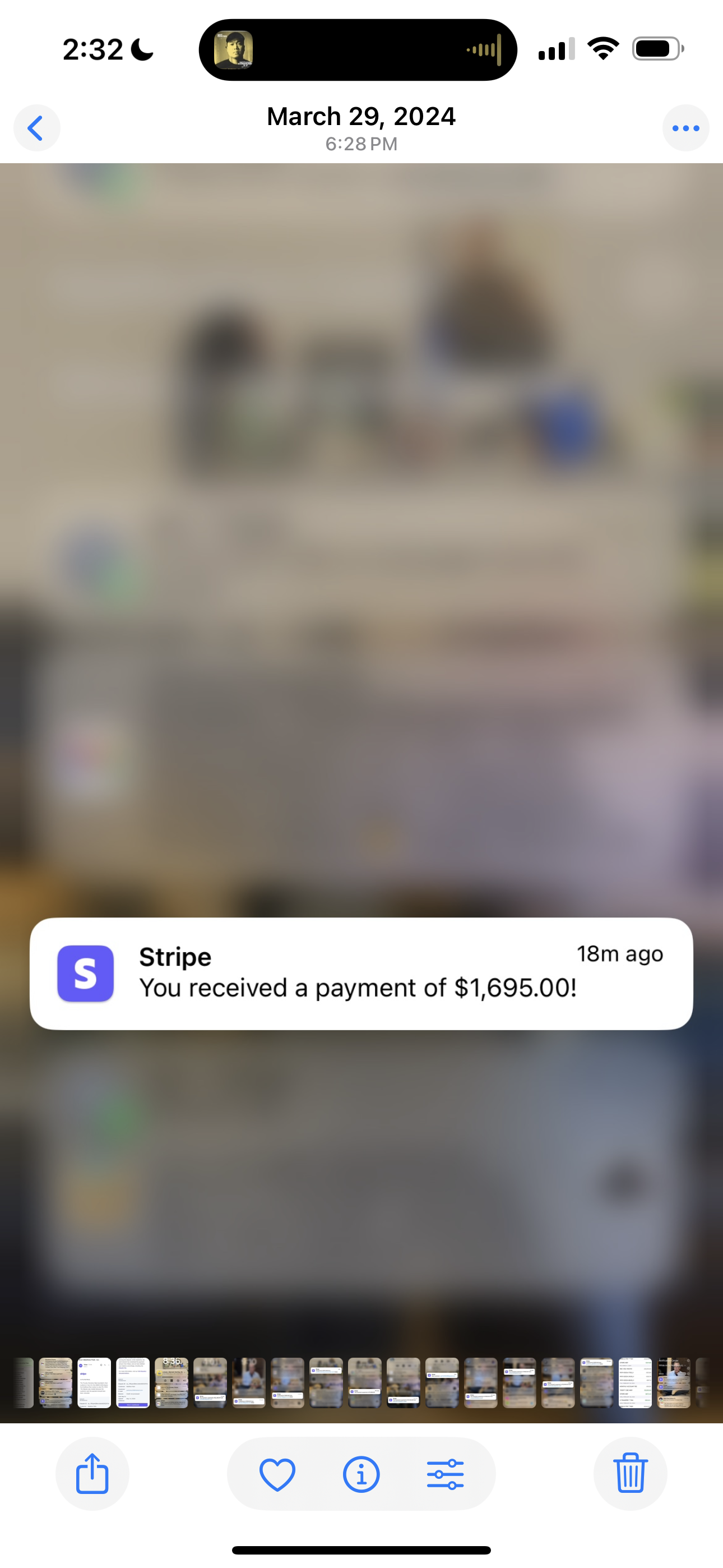 Stripe — active client payments