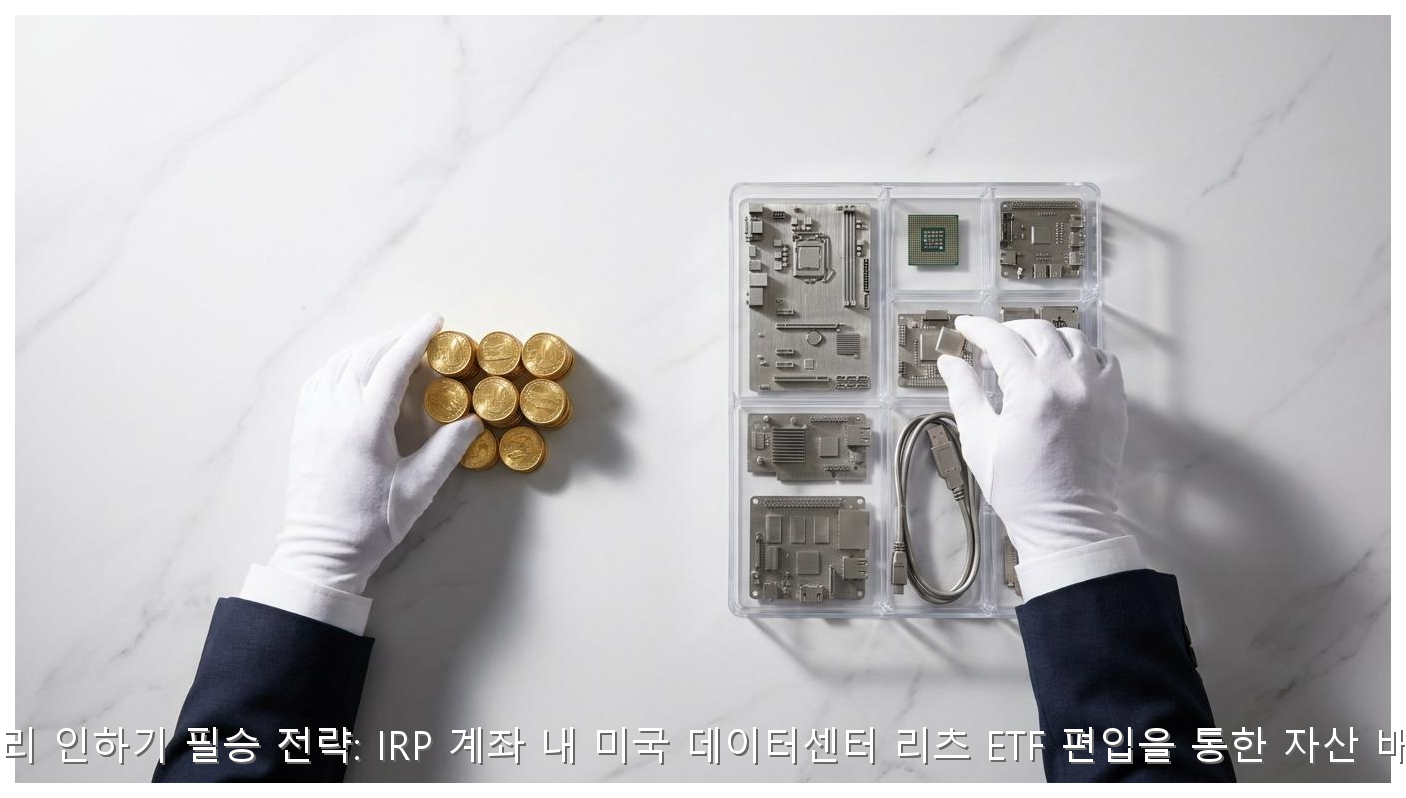 2026년 금리 인하기 필승 전략: IRP 계좌 내 미국 데이터센터 리츠 ETF 편입을 통한 자산 배분 가이드 핵심 안내 및 분석 인포그래픽 (6)