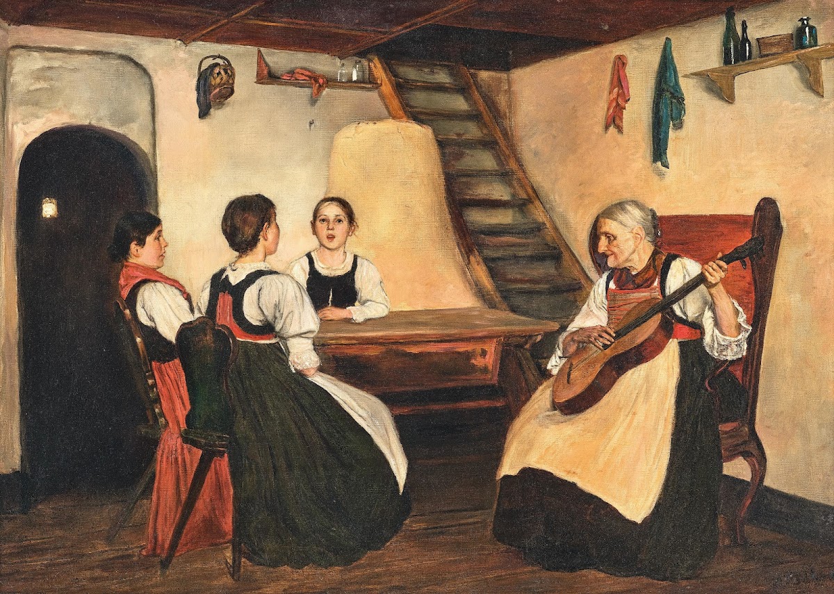 Musical entertainment in the living room