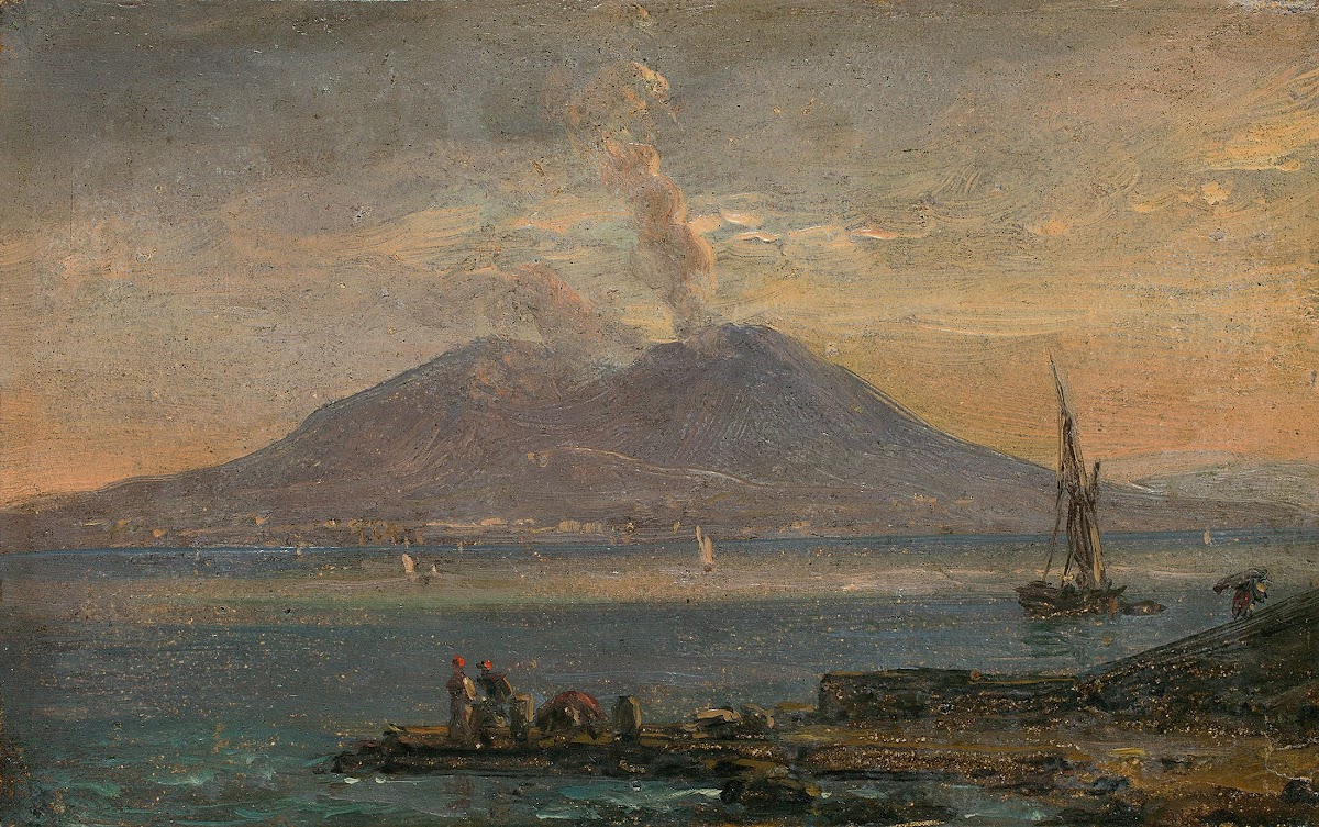 Vesuvius seen from Posillipo 1847