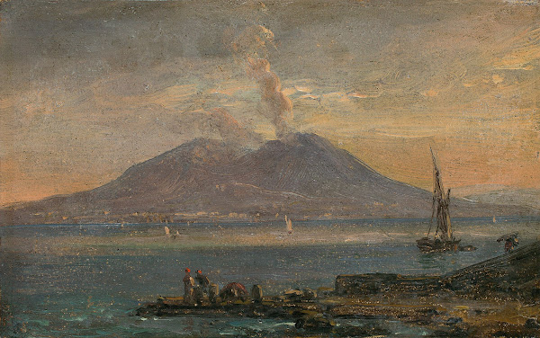 Vesuvius seen from Posillipo 1847