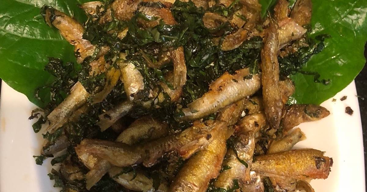 Cá suối chiên lá lốt