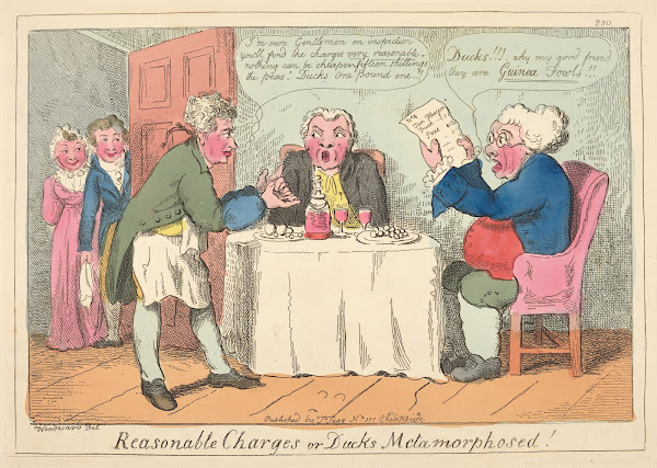 Reasonable charges or ducks metamorphosed 1801