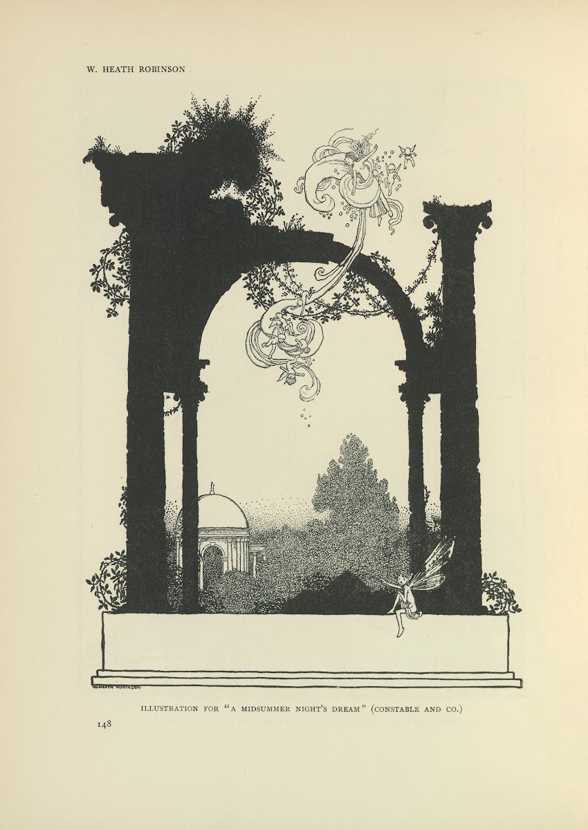 Illustration for A midsummer nights dream 1914