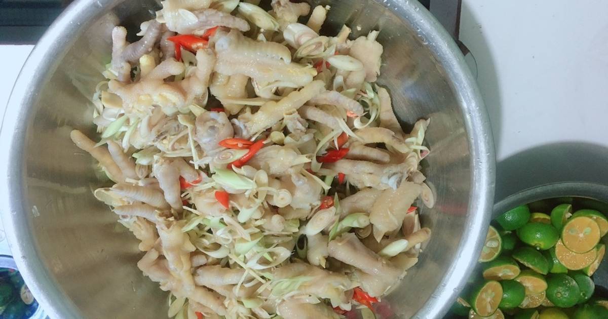 Chân gà ngâm xả tắc