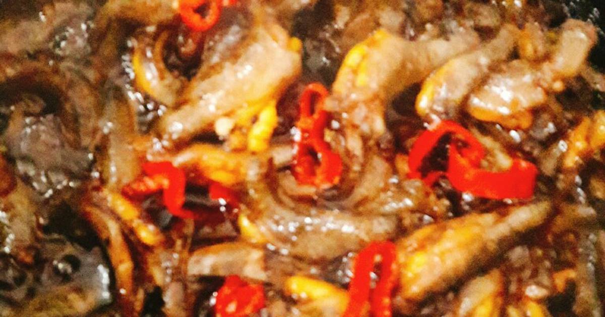 Cá bống trứng kho tiêu