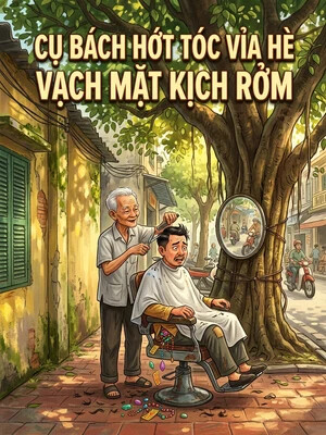 Bìa truyện Cụ Bách Hớt Tóc Vỉa Hè Vạch Mặt Kịch Rởm